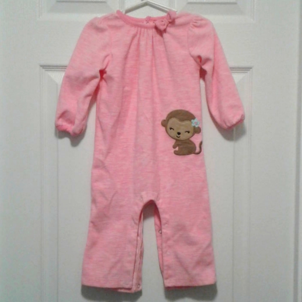 Little girls fleece onesie